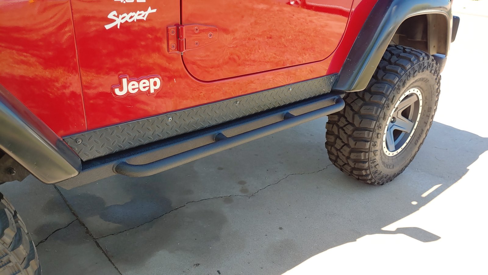 Body Armor rock sliders/side steps | Jeep Wrangler TJ Forum