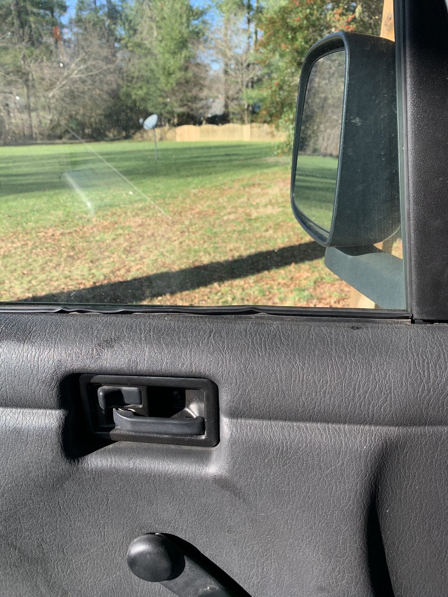 Door panel window scrubbing piece replacement? | Jeep Wrangler TJ Forum