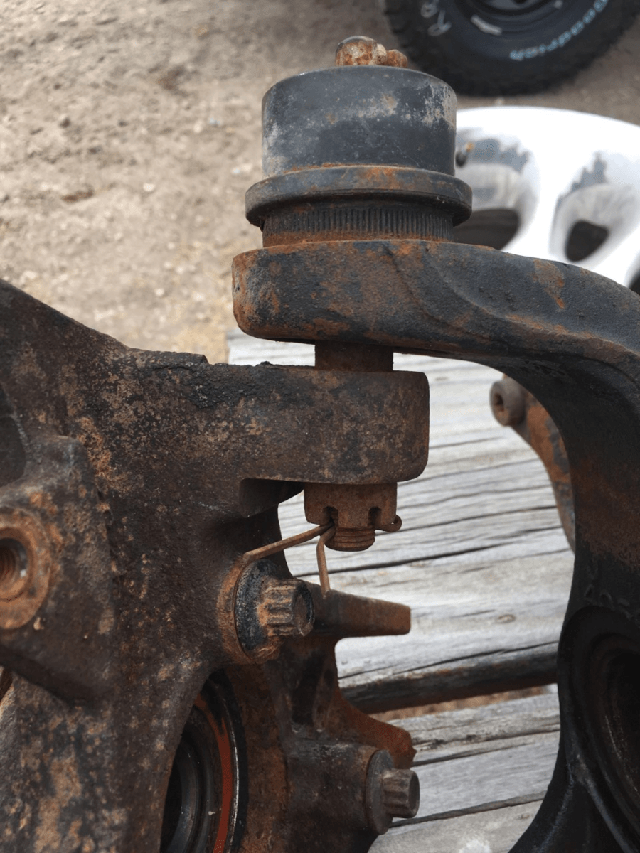 So what is going on with this ball joint? | Jeep Wrangler TJ Forum