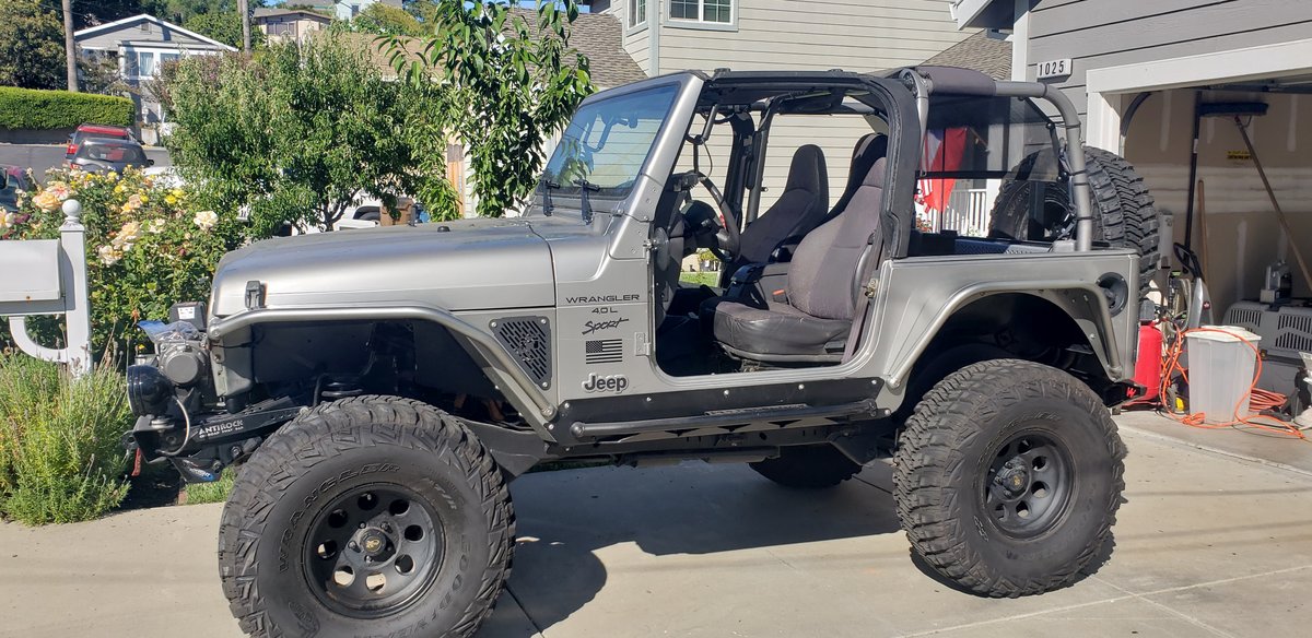 Anyone have pictures of their TJ with 35's on a 4 inch lift? | Jeep  Wrangler TJ Forum