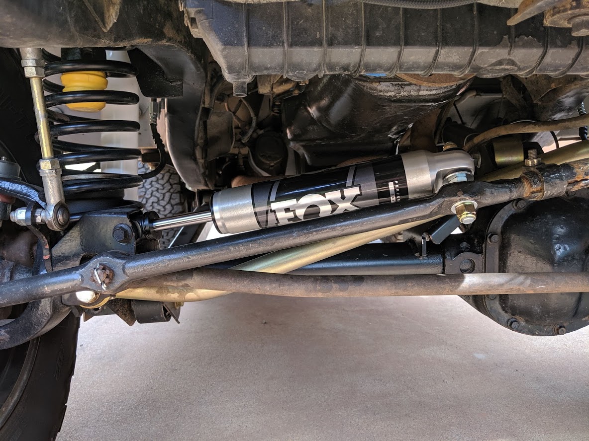 I added a Fox steering stabilizer so you didn't have to | Jeep Wrangler TJ  Forum