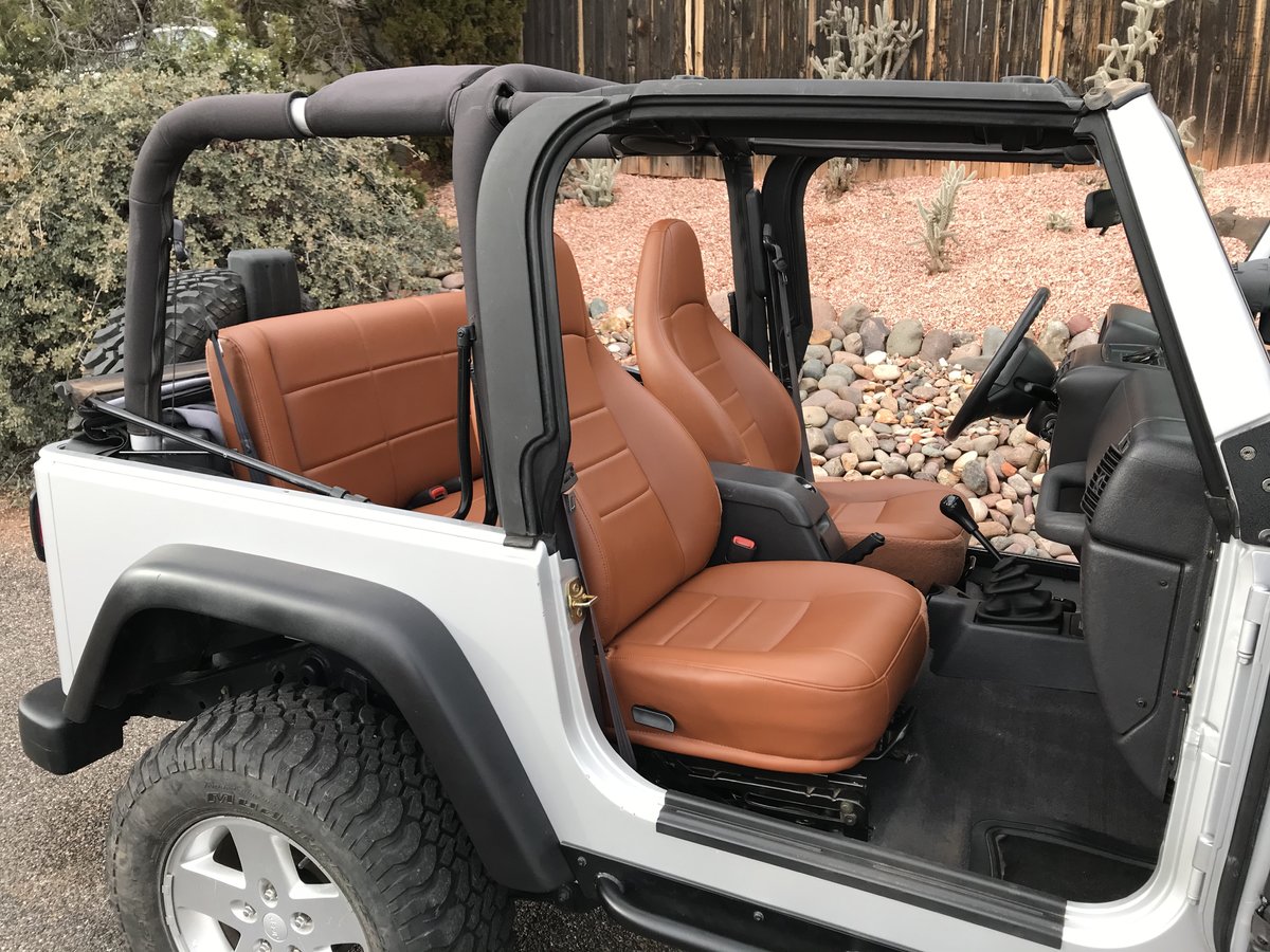 Were factory leather seats ever offered in the TJ? | Jeep Wrangler TJ Forum