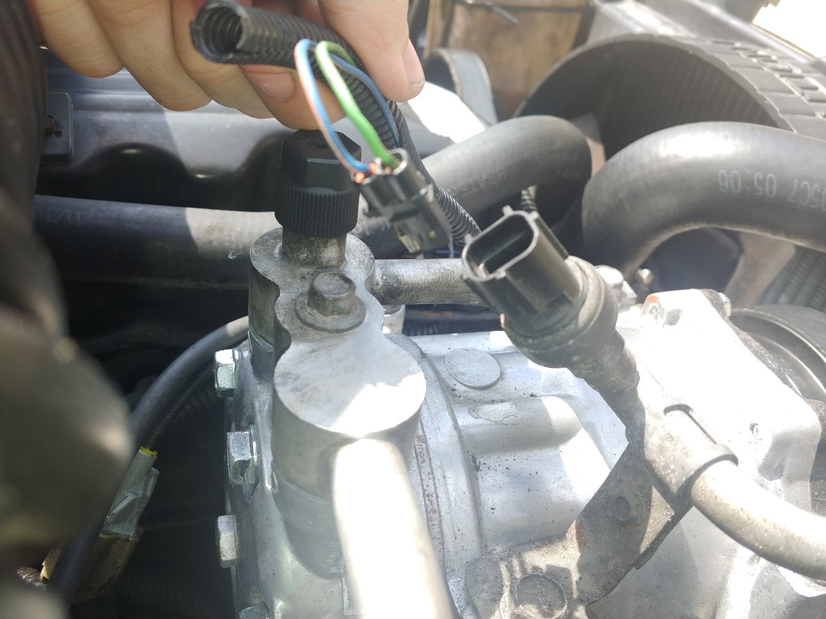 A/C compressor connector broke: Where do these wires go? | Jeep Wrangler TJ  Forum