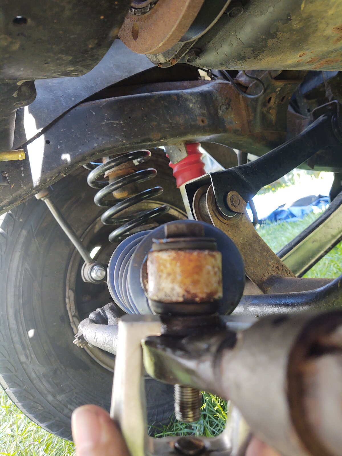 Steering stabilizer tapered bolt problem Jeep Wrangler TJ Forum