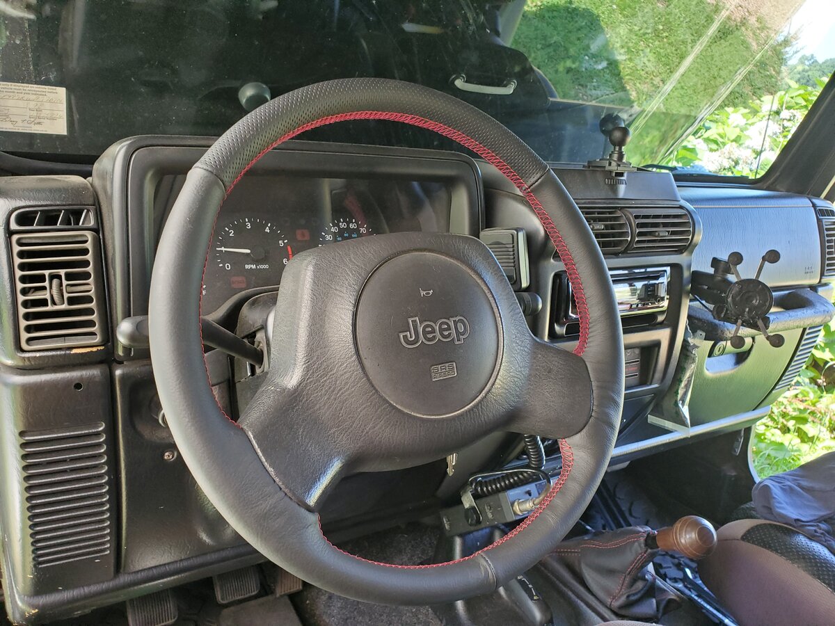 Redline Goods steering wheel cover install tips | Jeep Wrangler TJ Forum