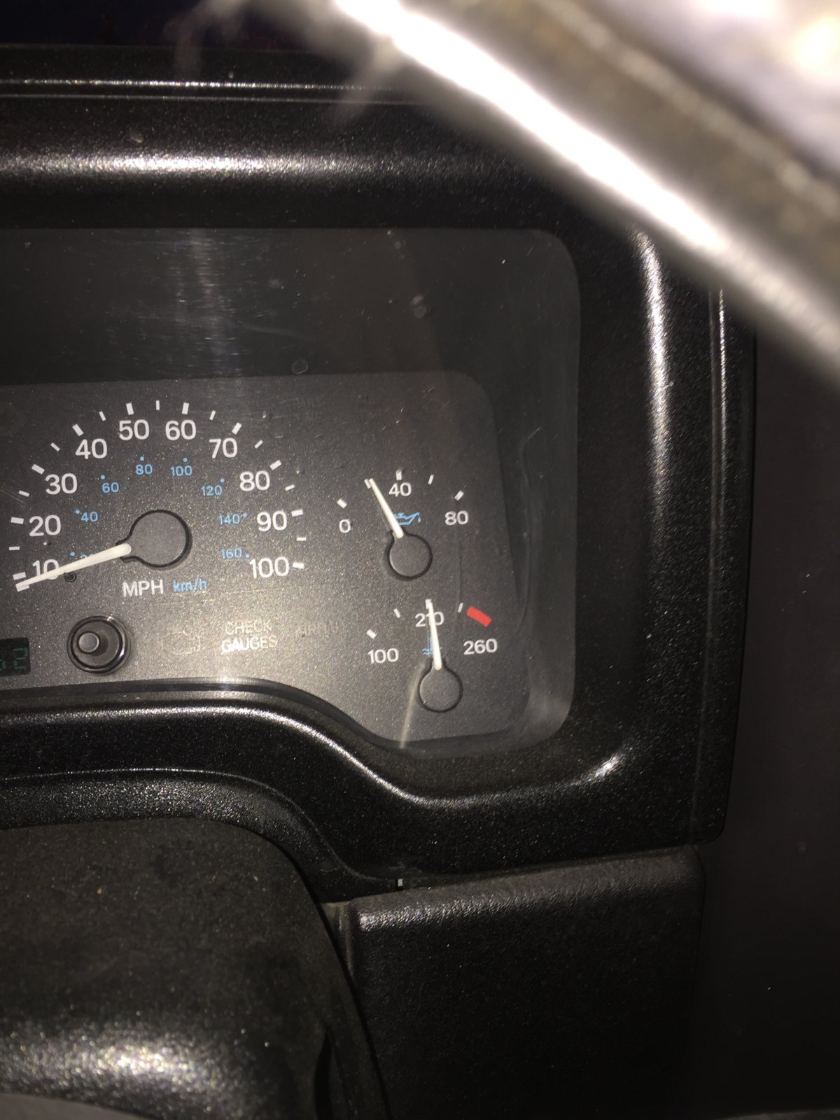 Should my oil pressure gauge ever be this low? | Jeep Wrangler TJ Forum
