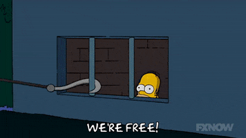Im Free Season 19 GIF by The Simpsons