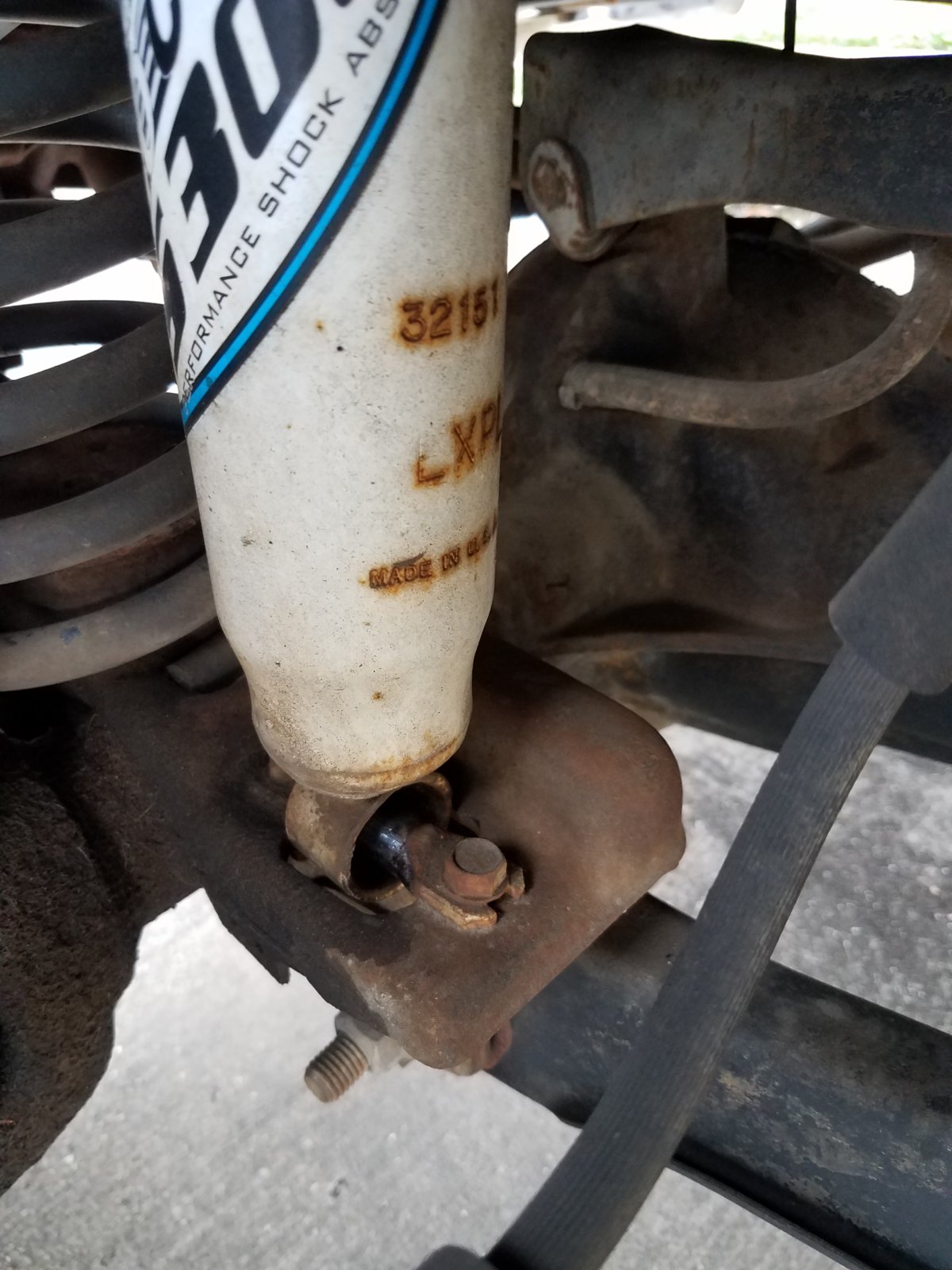 No bushing in shock mount: Would you drive it like this? | Jeep Wrangler TJ  Forum