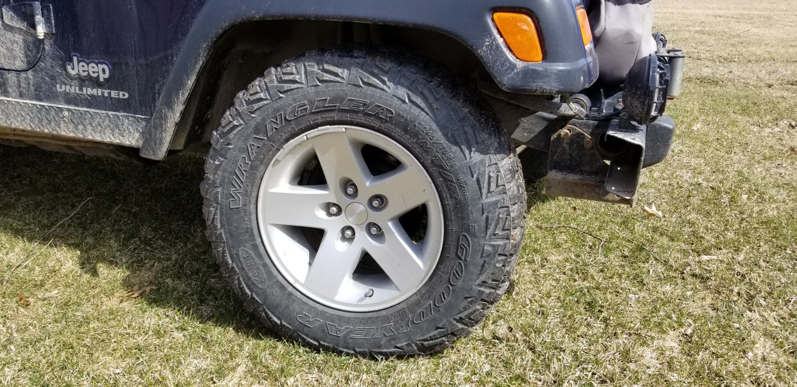 Michigan - TJ Moab Wheels with Goodyear Wrangler MT/R Kevlar Tires (5) |  Jeep Wrangler TJ Forum