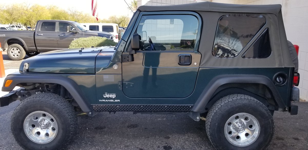 Black TJ with dark khaki soft top? Jeep Wrangler TJ Forum