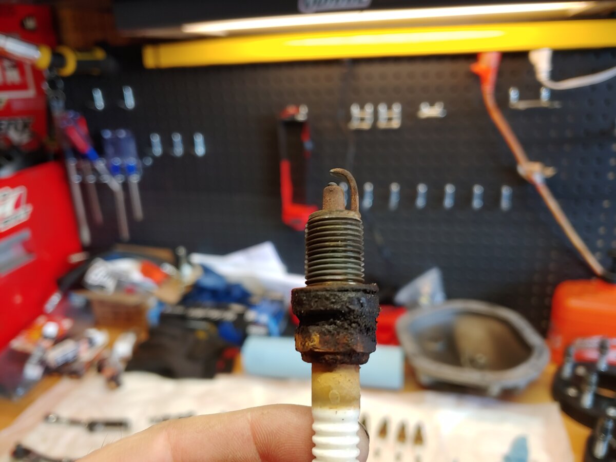 How bad were your spark plugs? | Jeep Wrangler TJ Forum 2008 Jeep Wrangler Spark Plug Gap