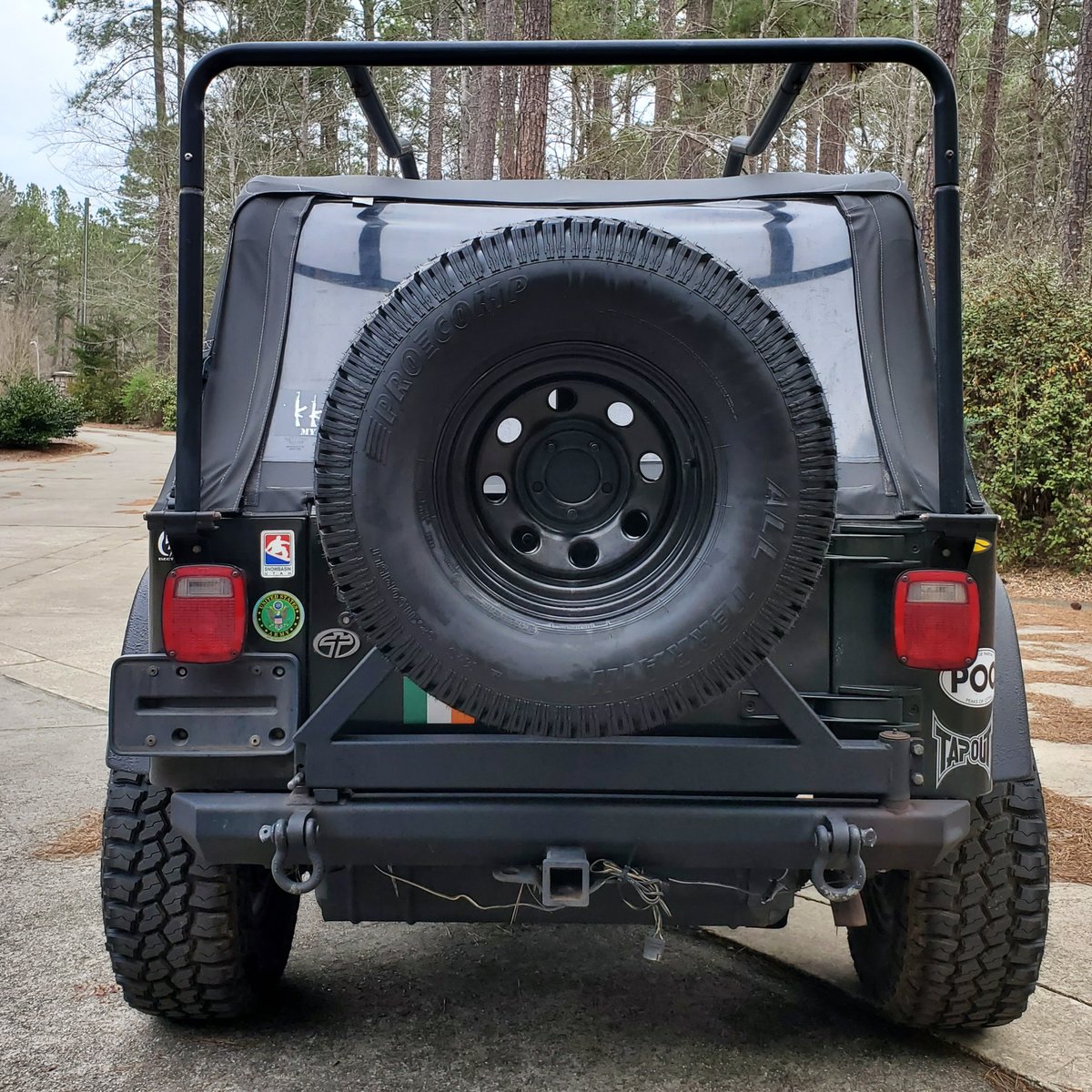 Pics of original 97 tow package? | Jeep Wrangler TJ Forum