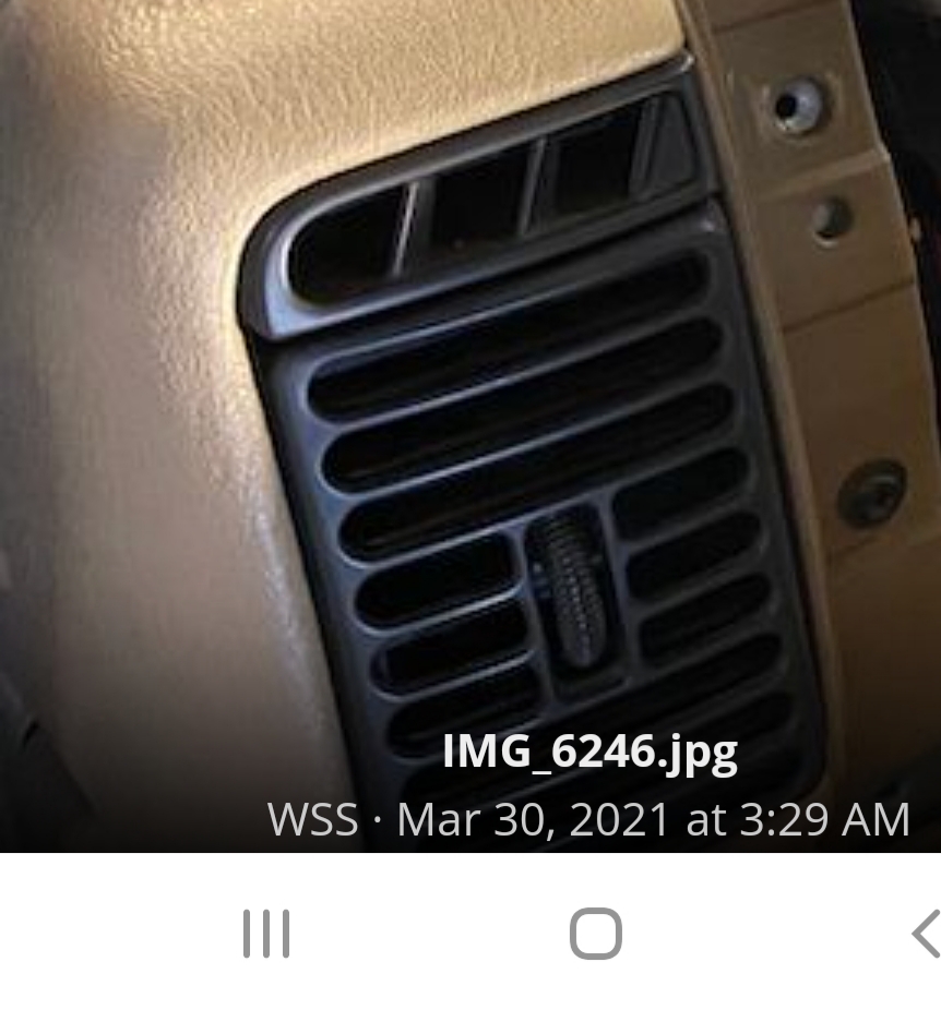 Air vent removal | Jeep Wrangler TJ Forum