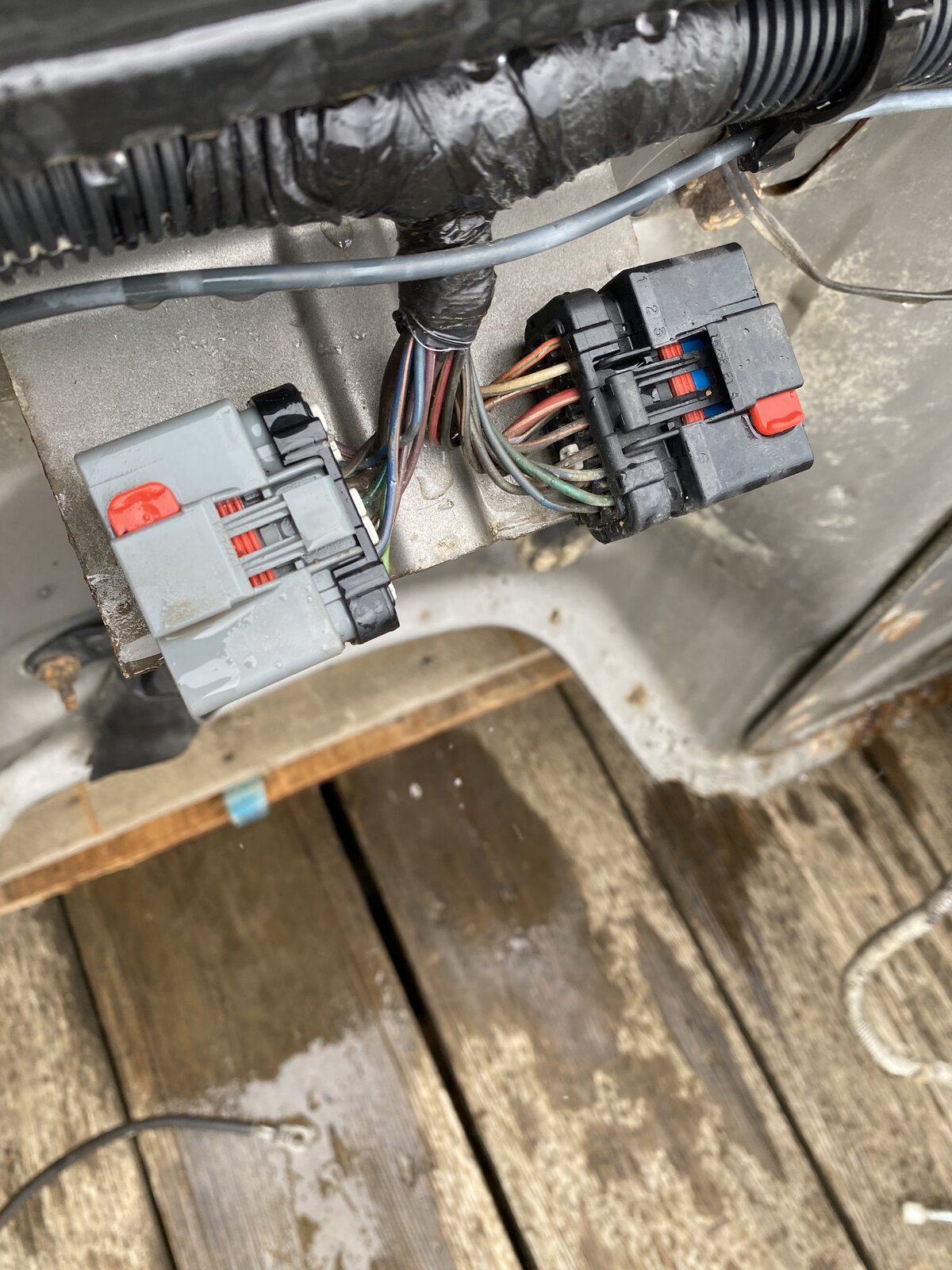 Question about wiring harness connectors on firewall for 98 to 02 body swap  | Jeep Wrangler TJ Forum