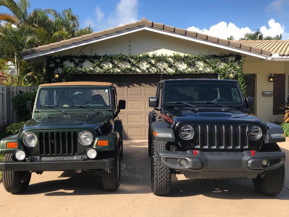 TJ parked next to JL | Jeep Wrangler TJ Forum
