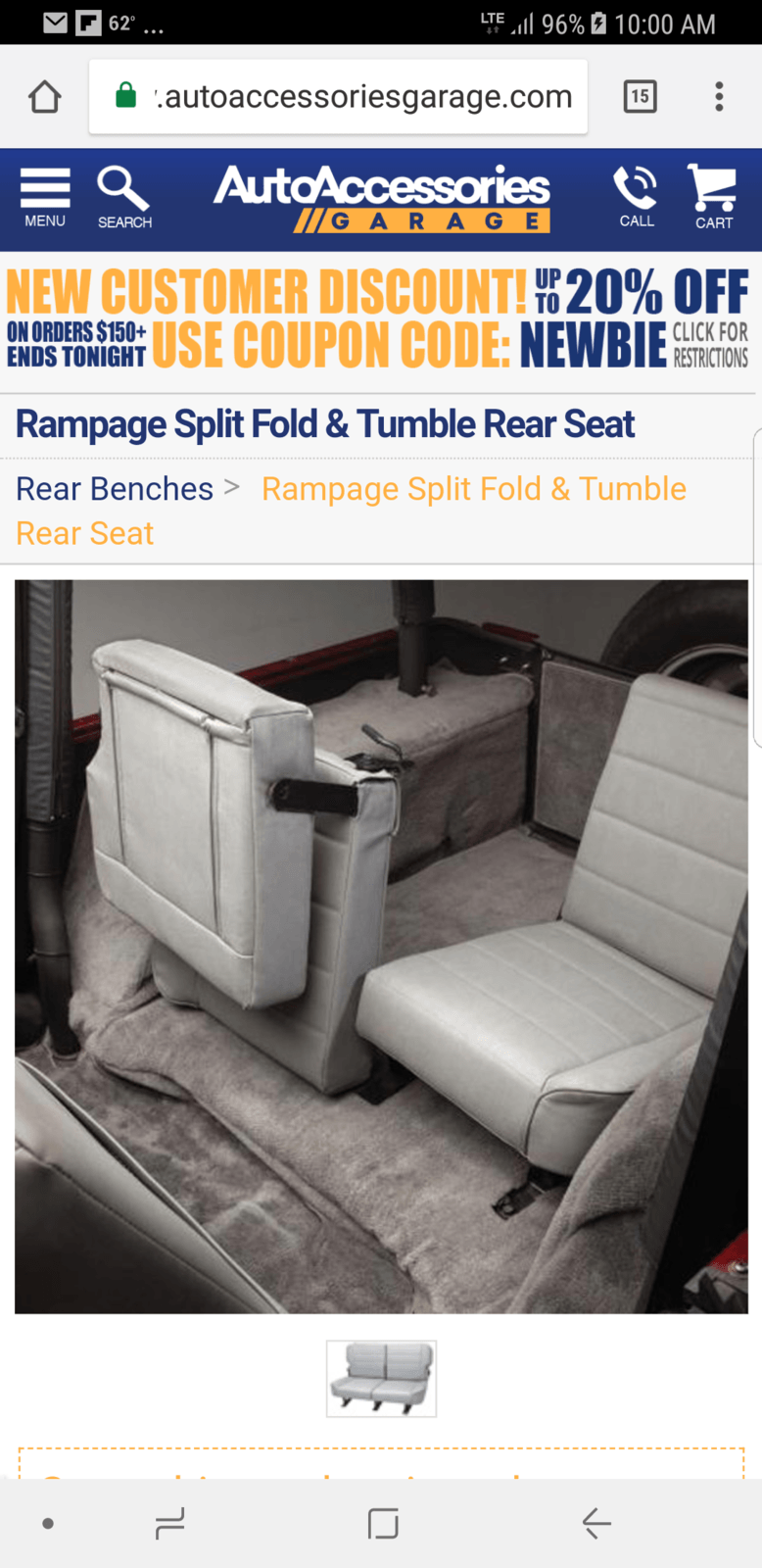 Split Rear Seat? | Jeep Wrangler TJ Forum