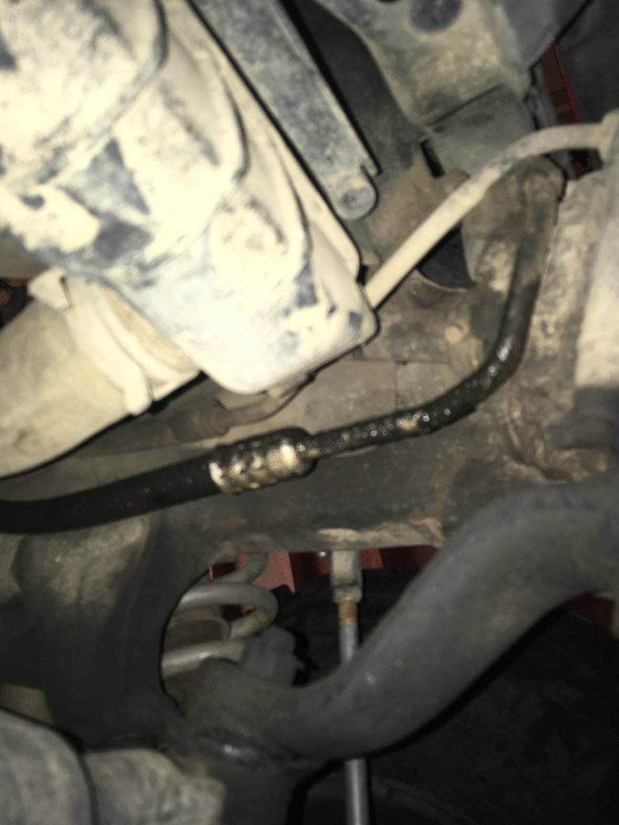 Power steering hose leak? | Jeep Wrangler TJ Forum