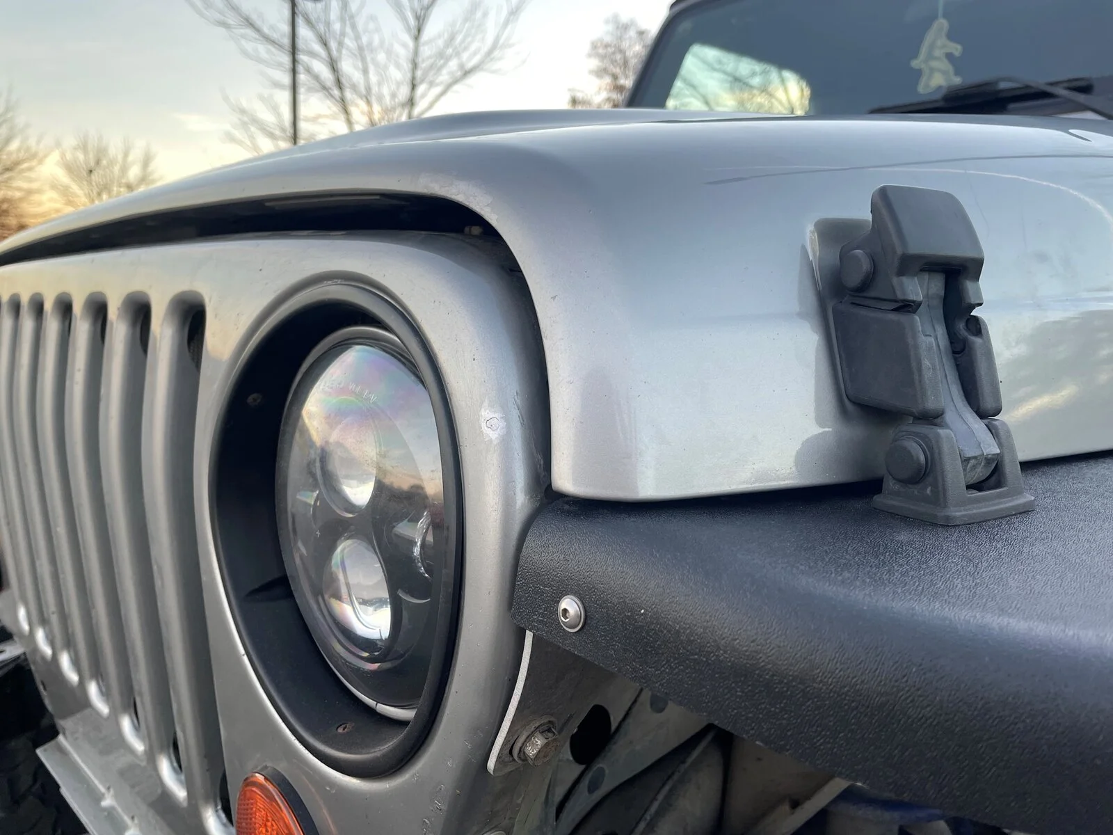 Jeep JK hood gap alignment spacers