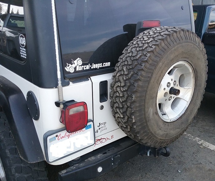 Best way to mount 33” x ” spare tire | Jeep Wrangler TJ Forum