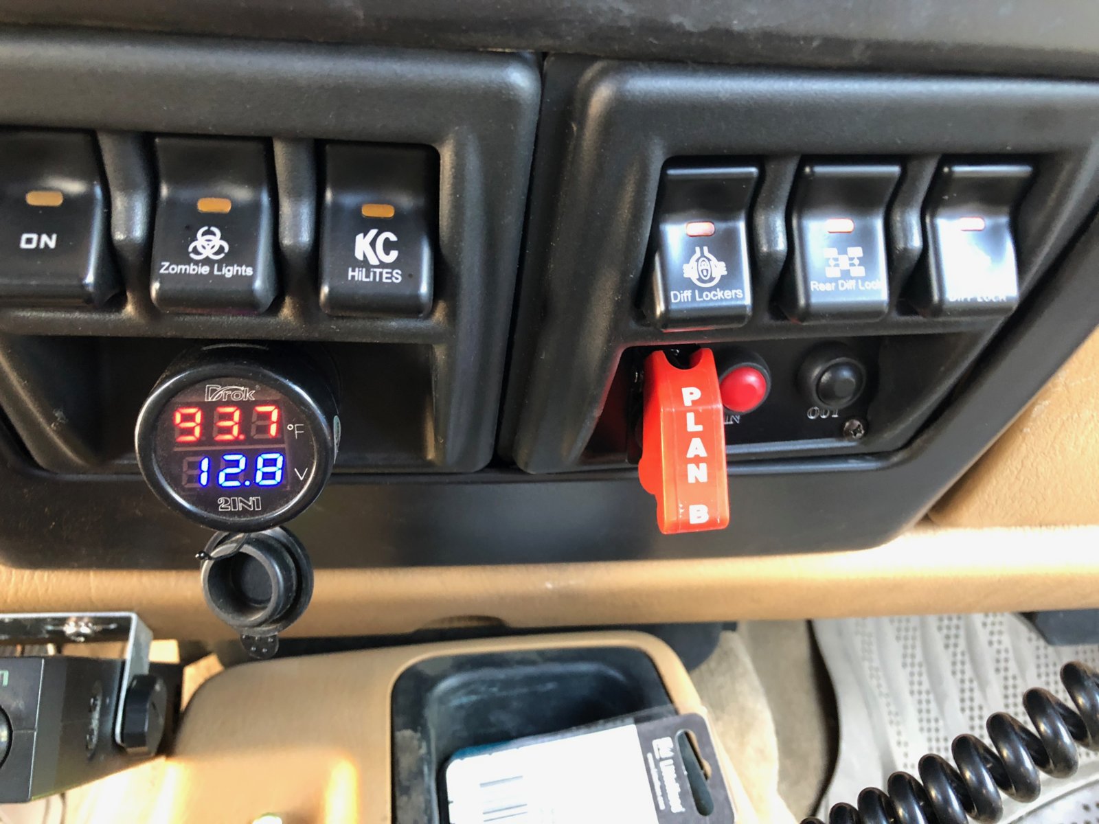 Drop-in Console Switches and USB power? | Jeep Wrangler TJ Forum
