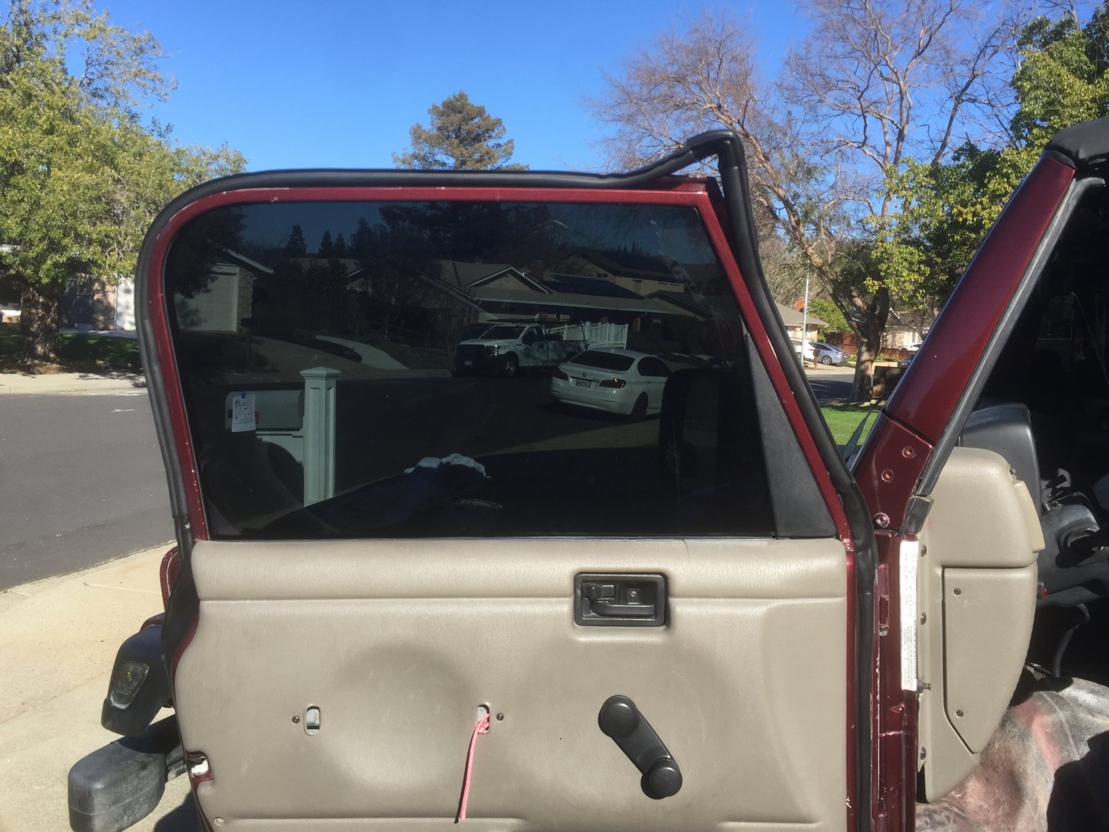 Trying to get this aftermarket door seal to fit | Jeep Wrangler TJ Forum