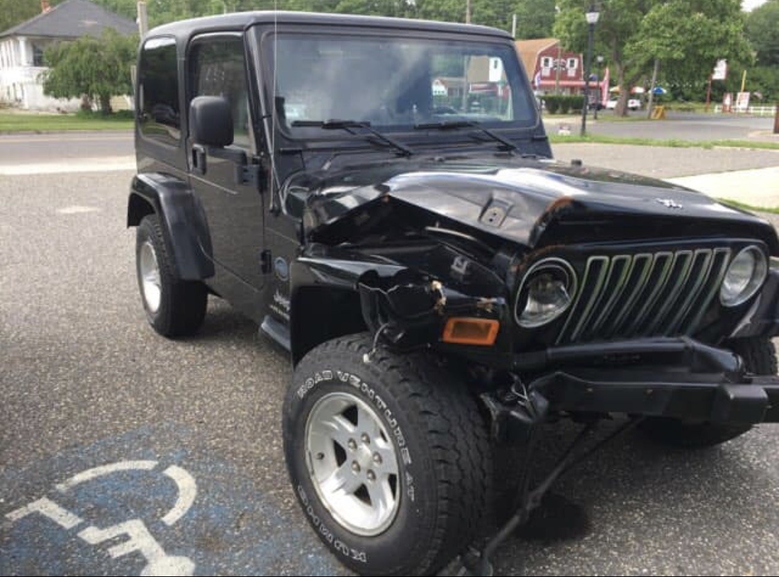 Can an aftermarket front bumper prevent this kind of damage? | Jeep  Wrangler TJ Forum