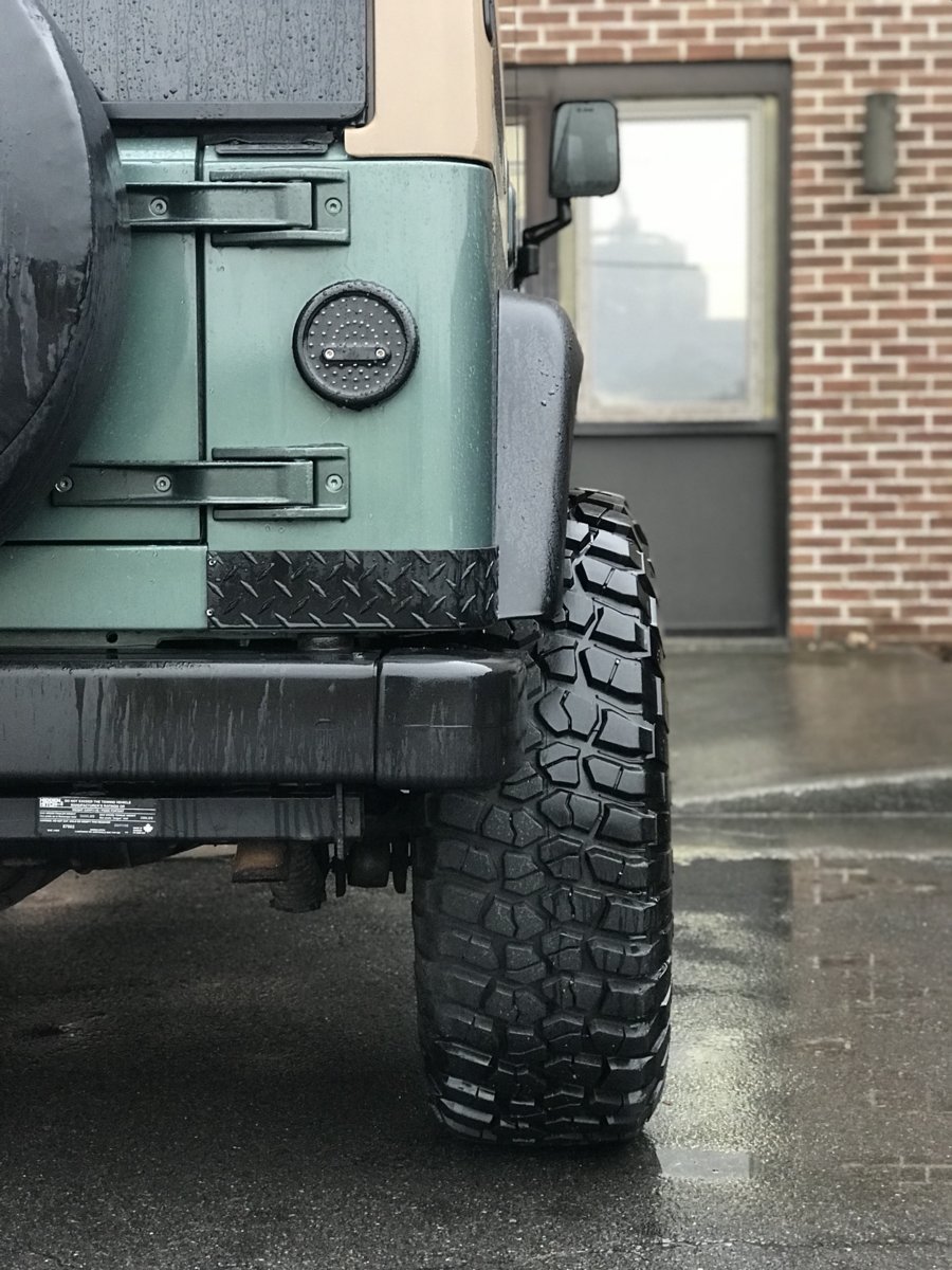 Round tail lights or some sort of third brake light setup with no spare? | Jeep  Wrangler TJ Forum