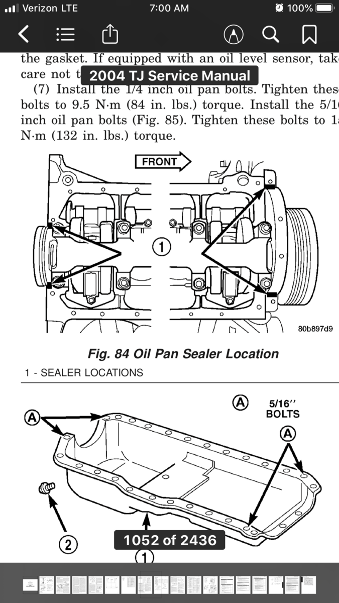 Help sorting through all the oil pan install recommendations | Jeep  Wrangler TJ Forum