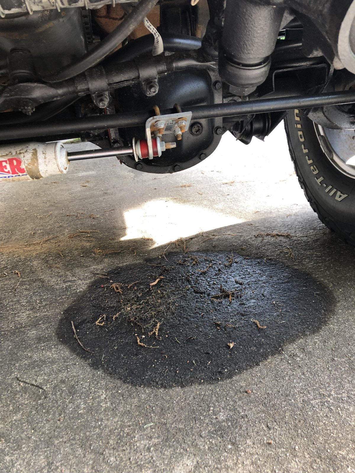 Can anyone tell me what fluid is leaking from my Jeep? | Jeep Wrangler TJ  Forum