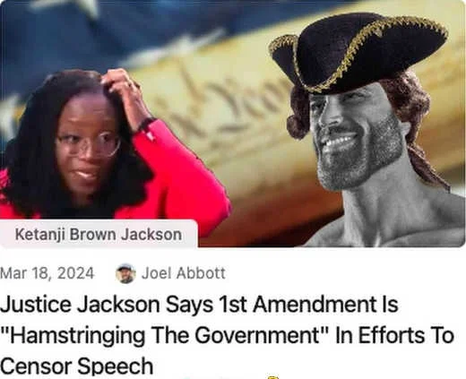 kentanji jackson 1st amendment hamstring government in censoring speech