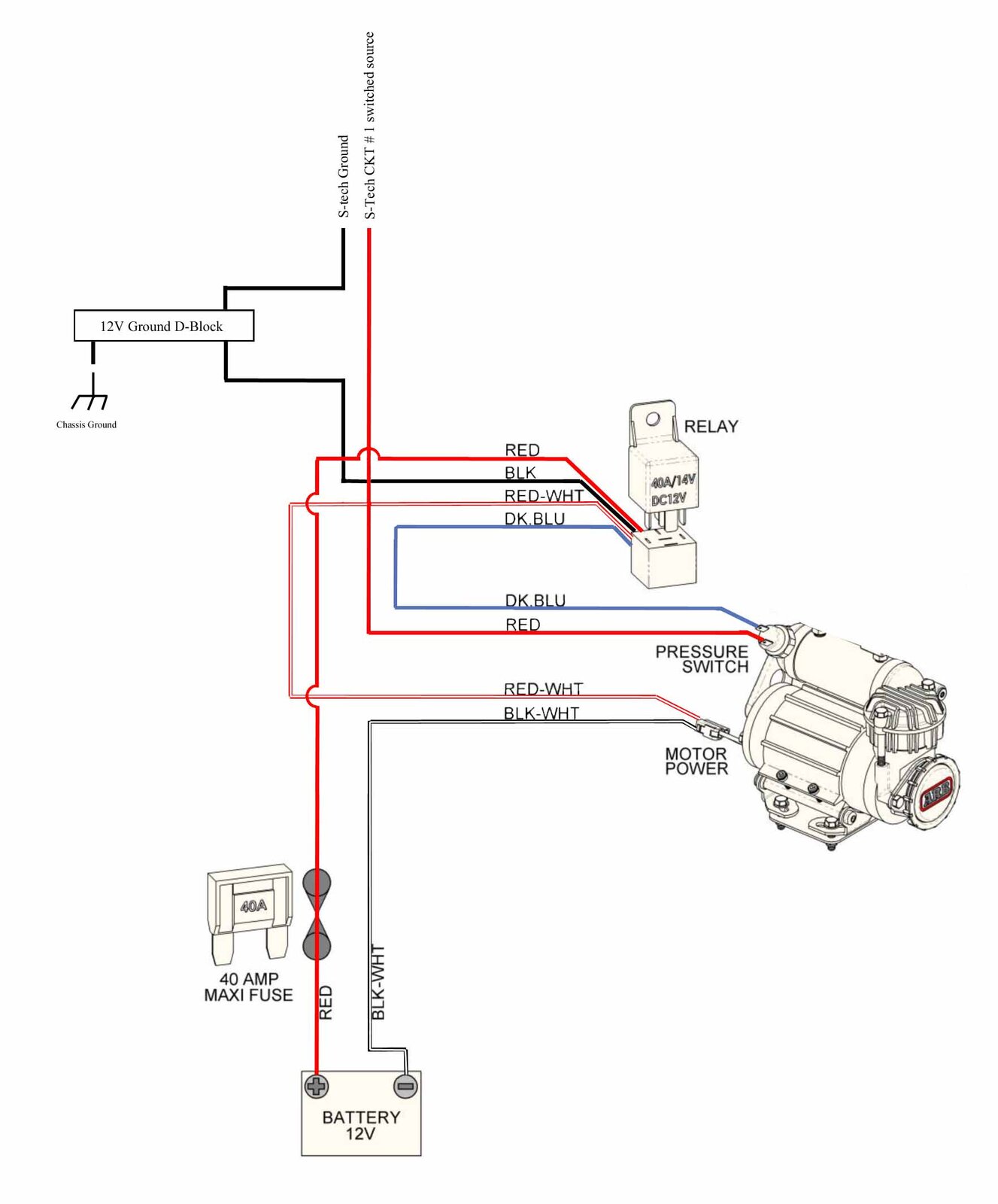 ARB single compressor wiring simplified | Jeep Wrangler TJ Forum