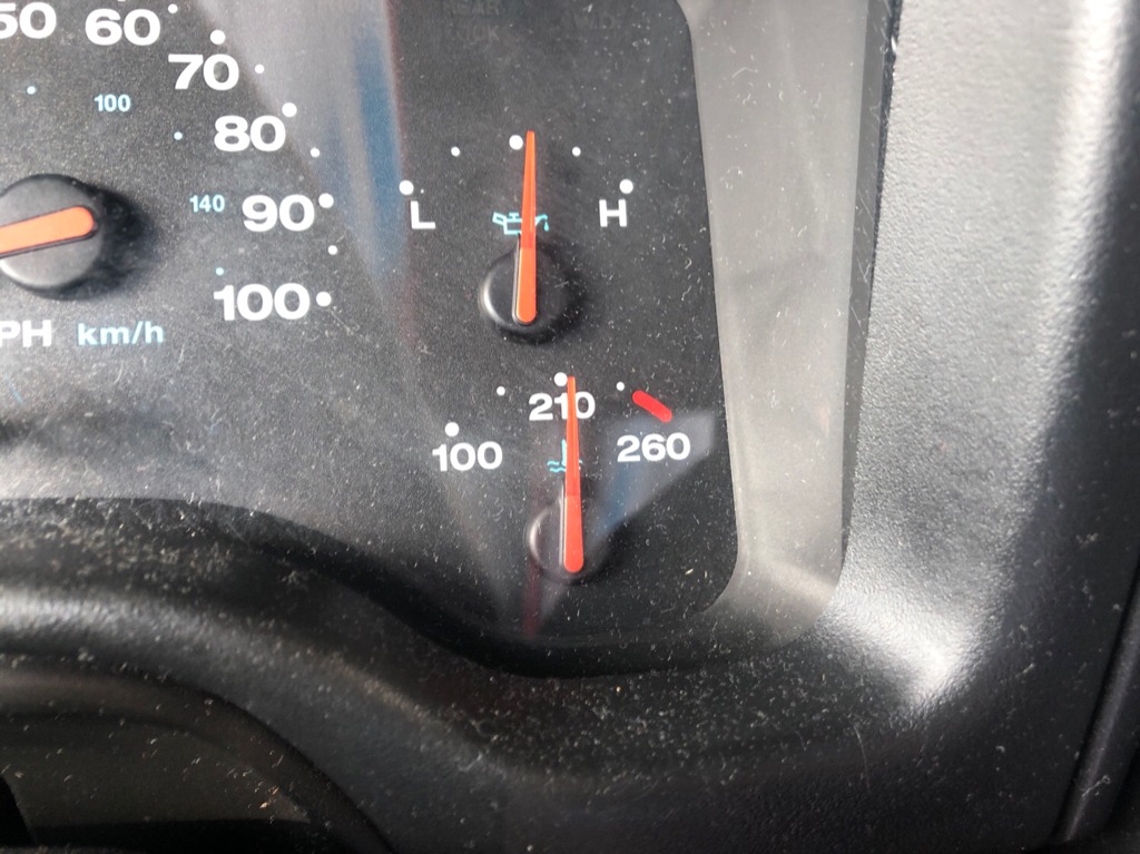 Temp and oil are slightly over | Jeep Wrangler TJ Forum