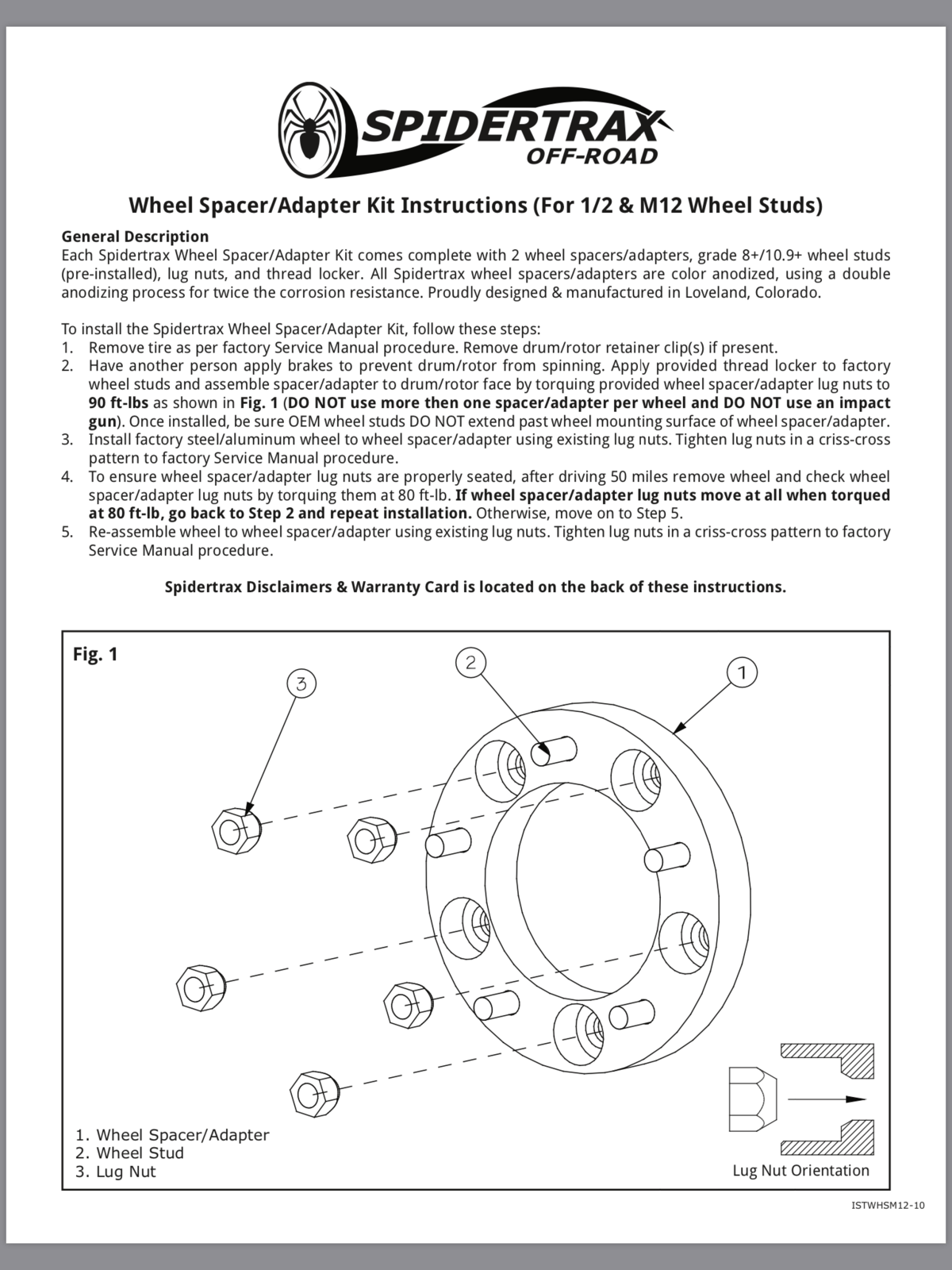 Wheel spacer torque | Jeep Wrangler TJ Forum