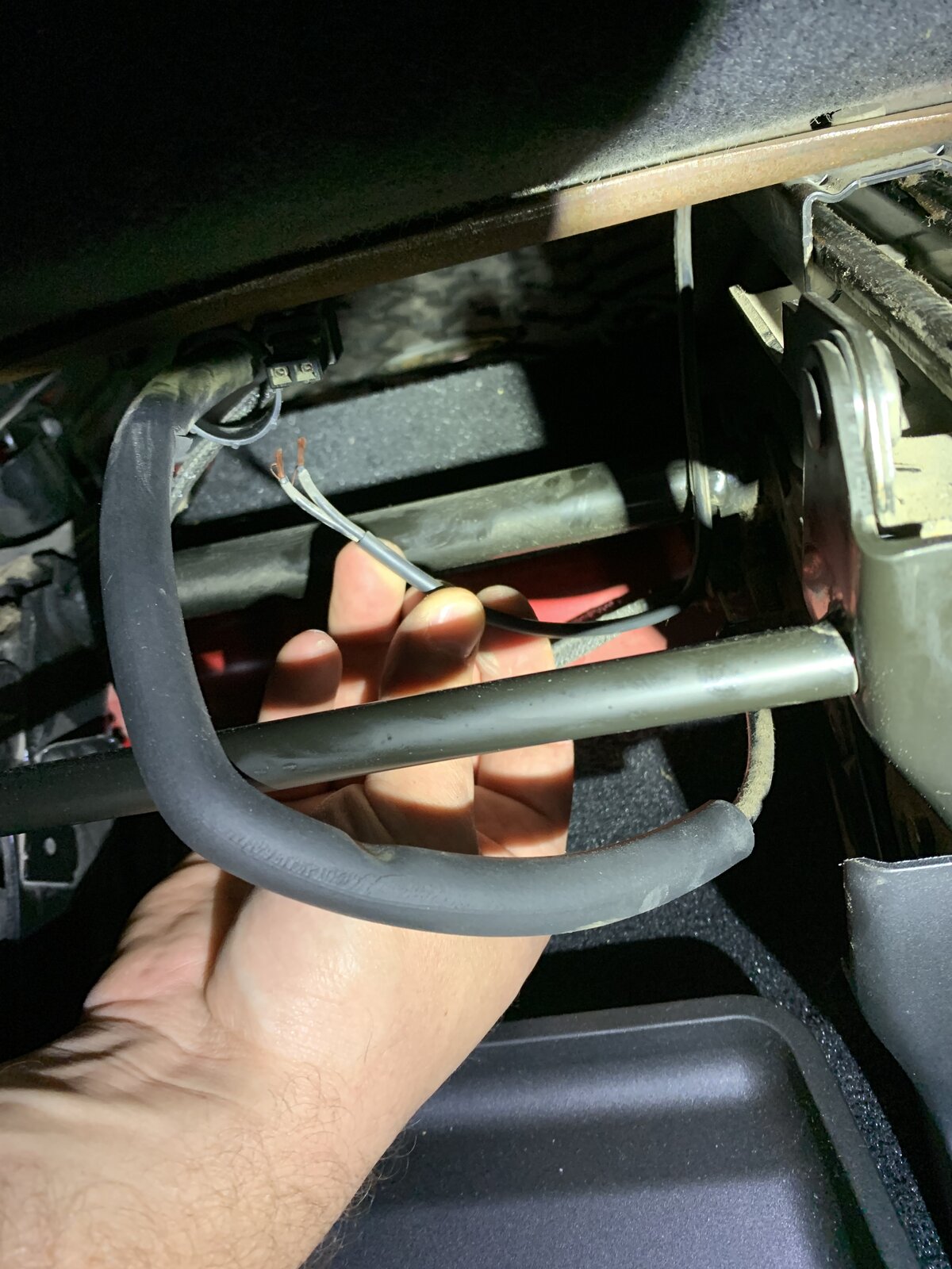 Seat Belt Wires - Disconnected | Jeep Wrangler TJ Forum