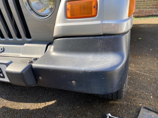 Removing EU style front bumper ends | Jeep Wrangler TJ Forum