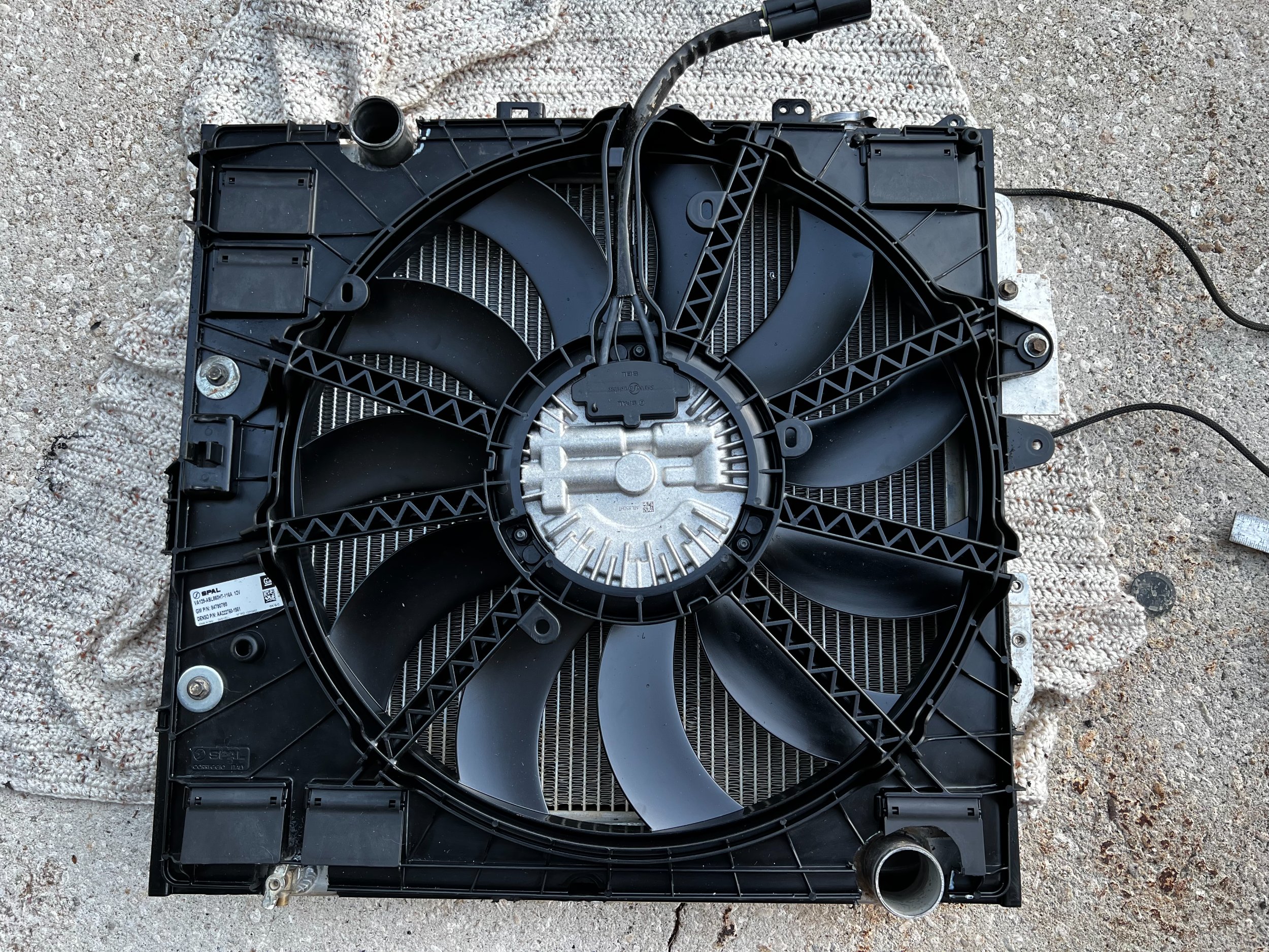 Camero Fan On YJ TJ Radiator.jpeg