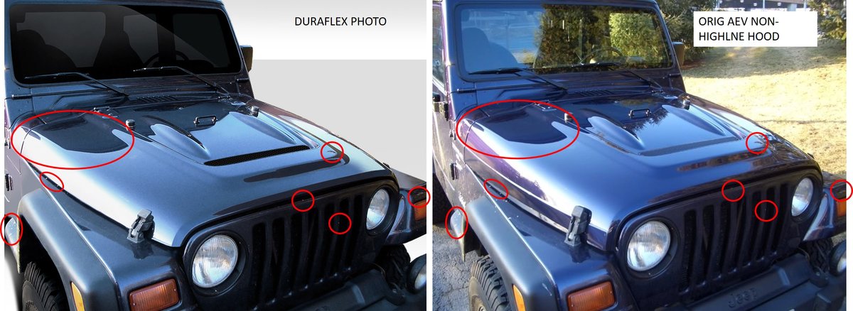 Jeep Tj Highline Hood Improve The Look And Performance Of Your Jeep