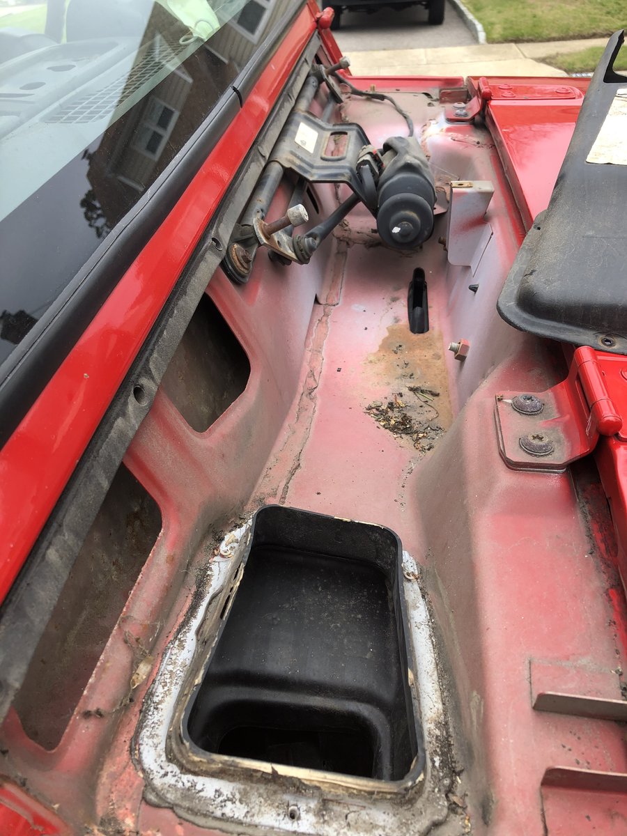 Water on floor pan? Where's it coming from | Jeep Wrangler TJ Forum