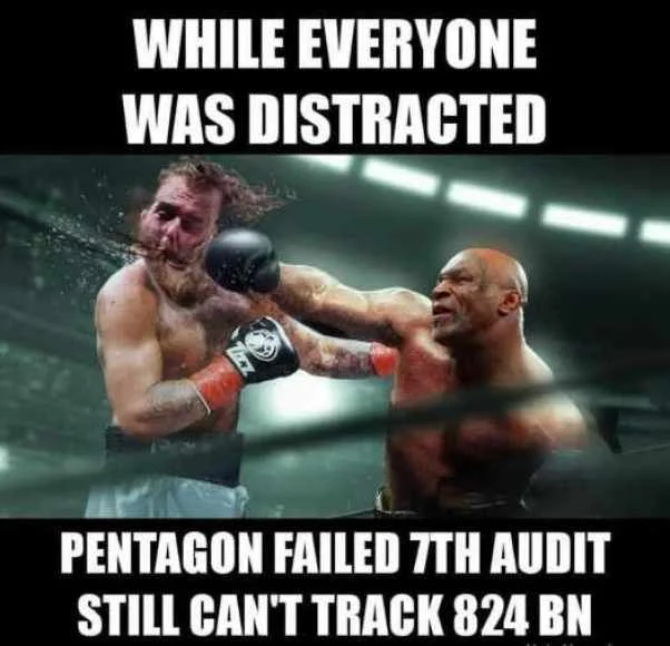 message everyone distracted another failed pentagon audit