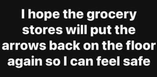grocery stores return arrows safe