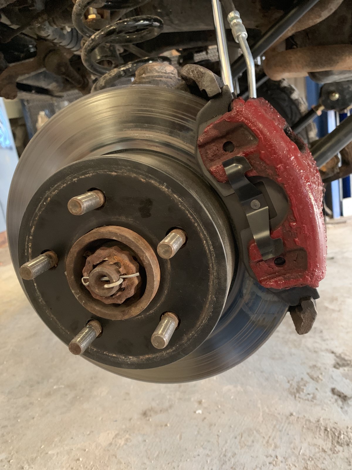 Front left brake caliper locked up | Jeep Wrangler TJ Forum