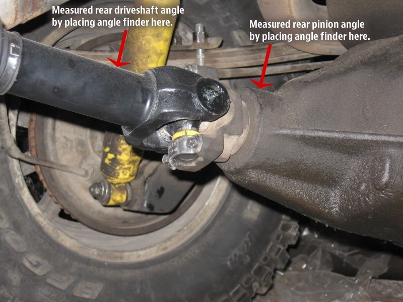 Are my driveshaft angles acceptable? | Jeep Wrangler TJ Forum