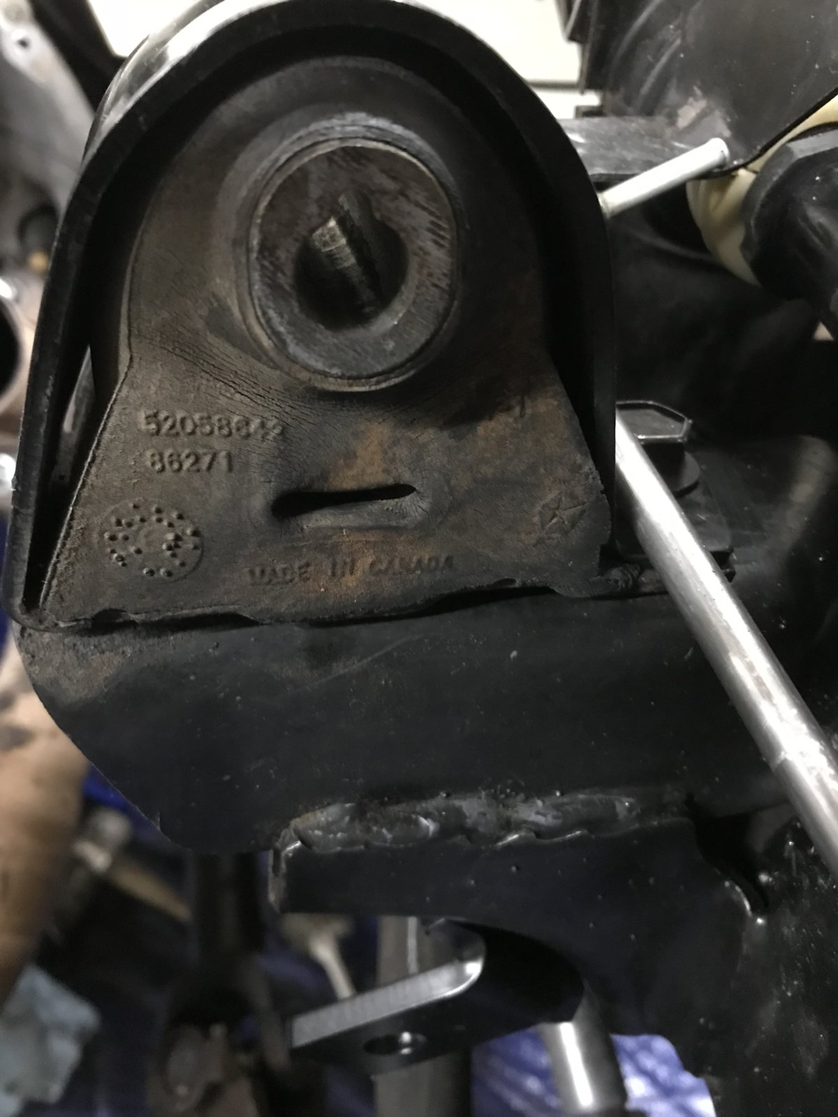 Does this motor mount need to be replaced? | Jeep Wrangler TJ Forum