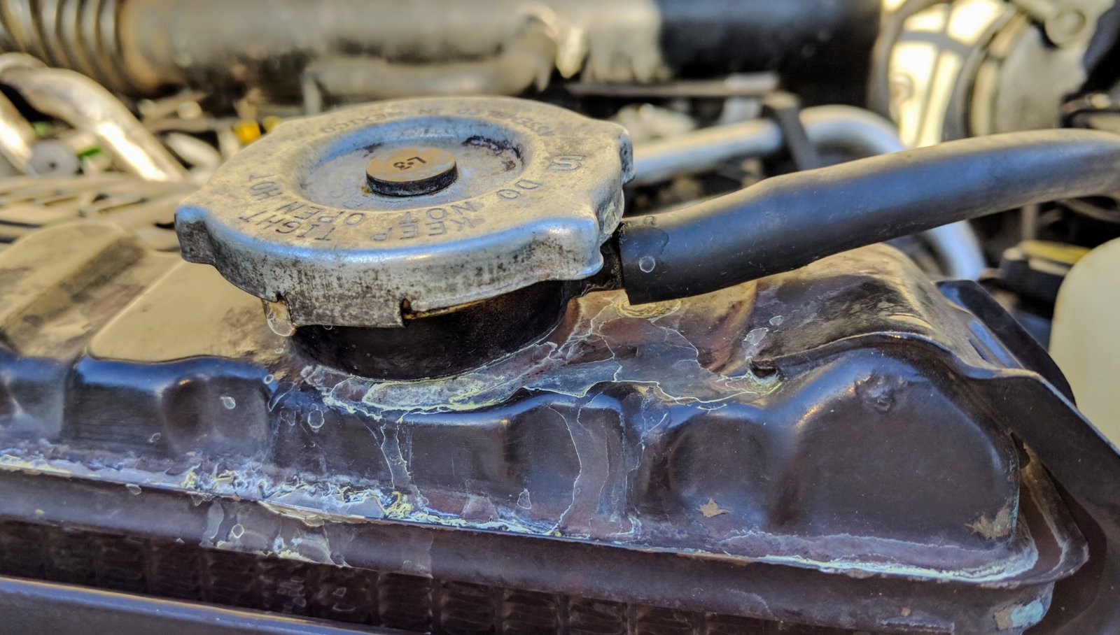 Radiator Cap Leak, or overflow hose? | Jeep Wrangler TJ Forum