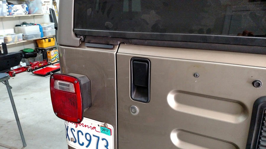 Hard top tailgate glass will not stay closed | Jeep Wrangler TJ Forum
