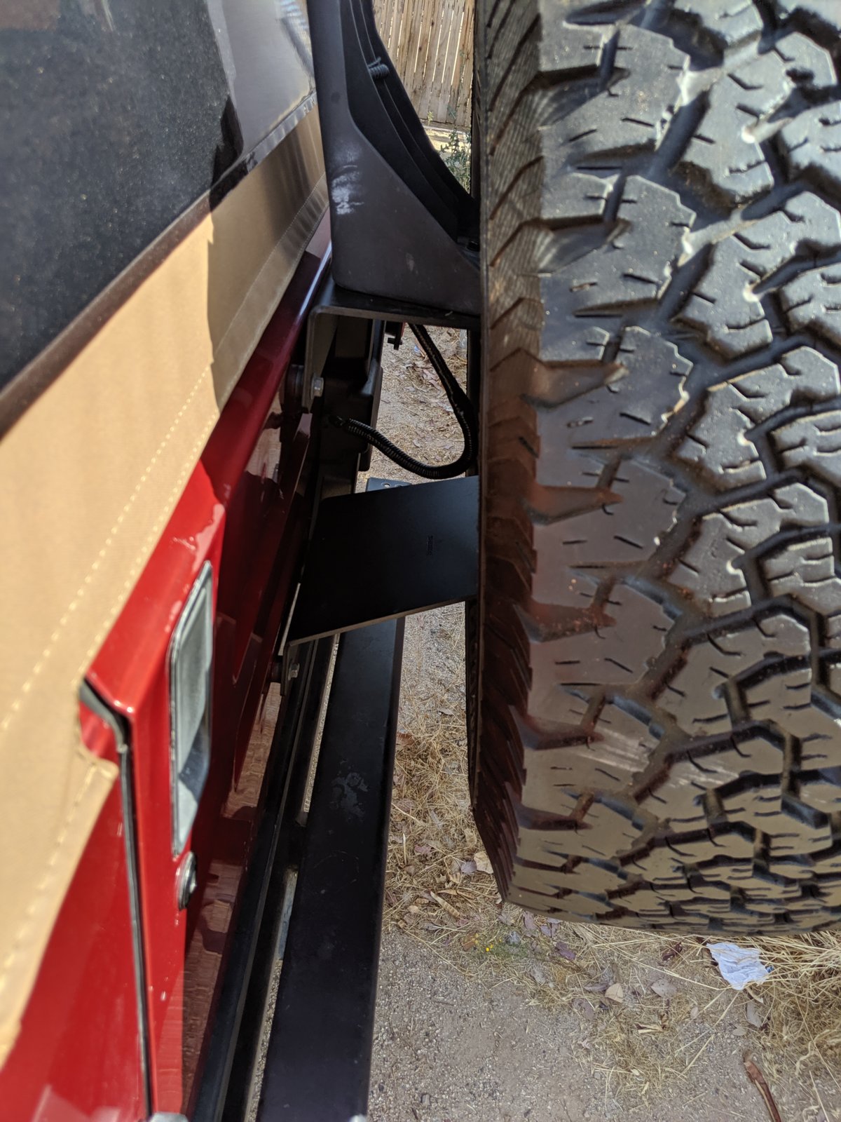 Sparticus HD tire carrier rattle | Jeep Wrangler TJ Forum