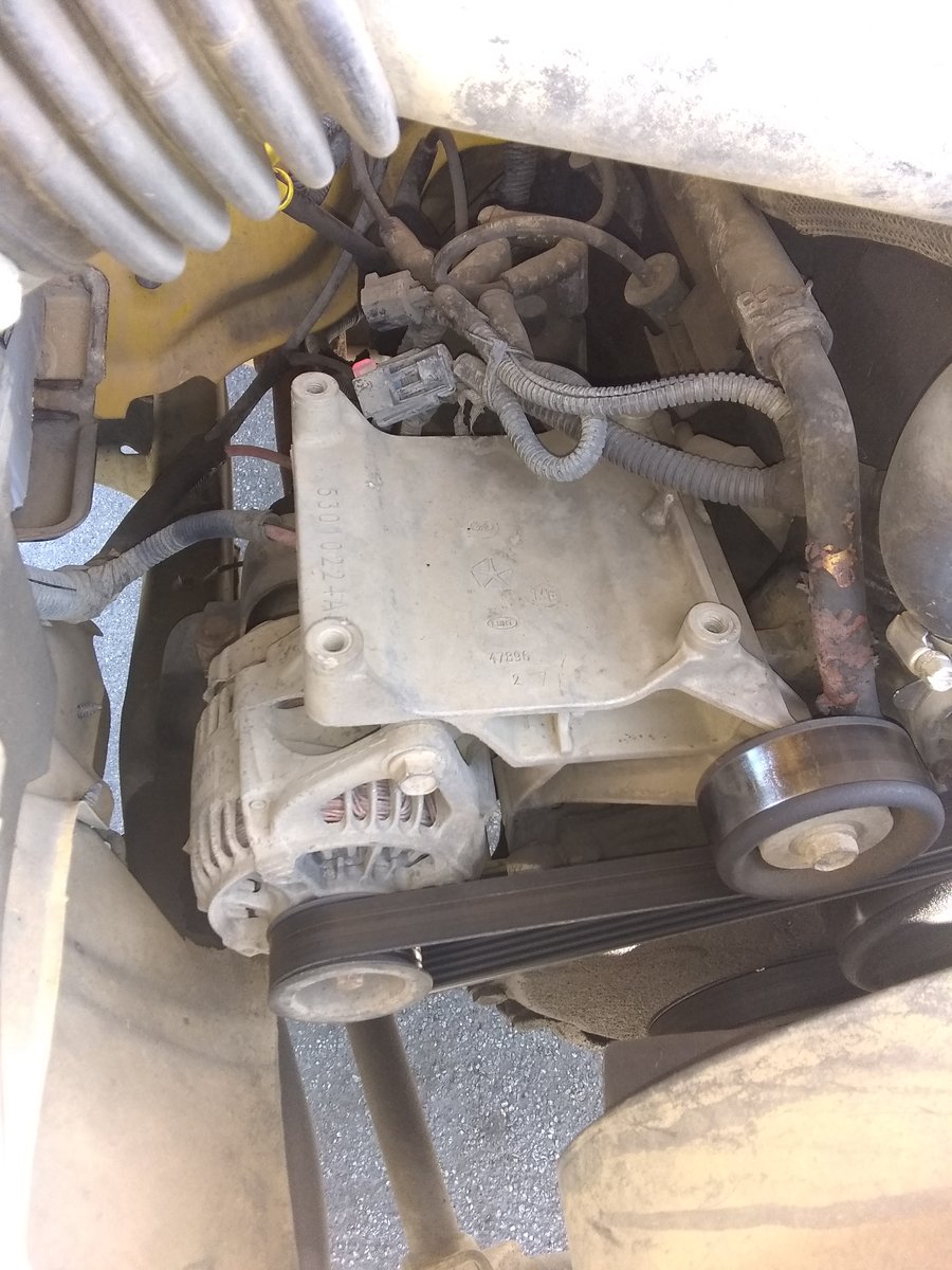 Is this where the A/C compressor is supposed to mount? | Jeep Wrangler TJ  Forum