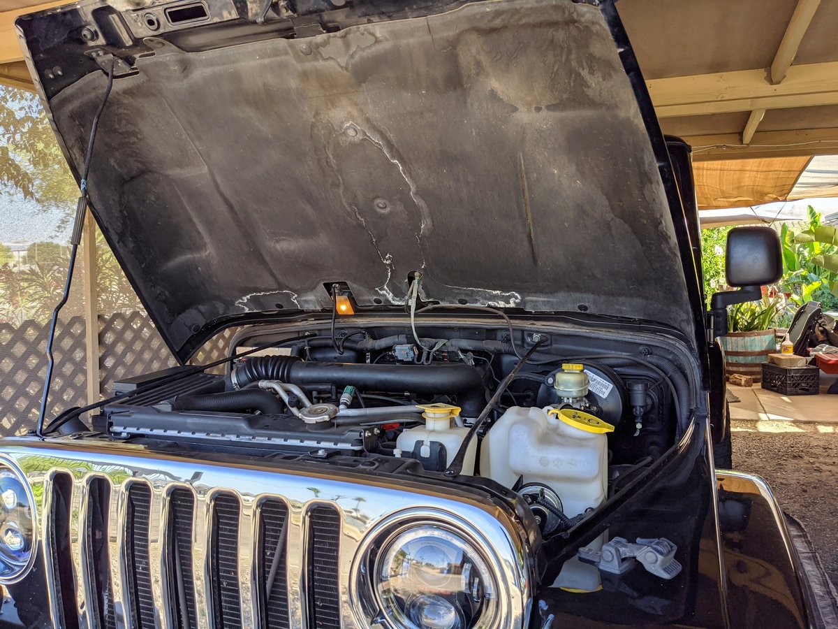Under-hood insulation? | Jeep Wrangler TJ Forum