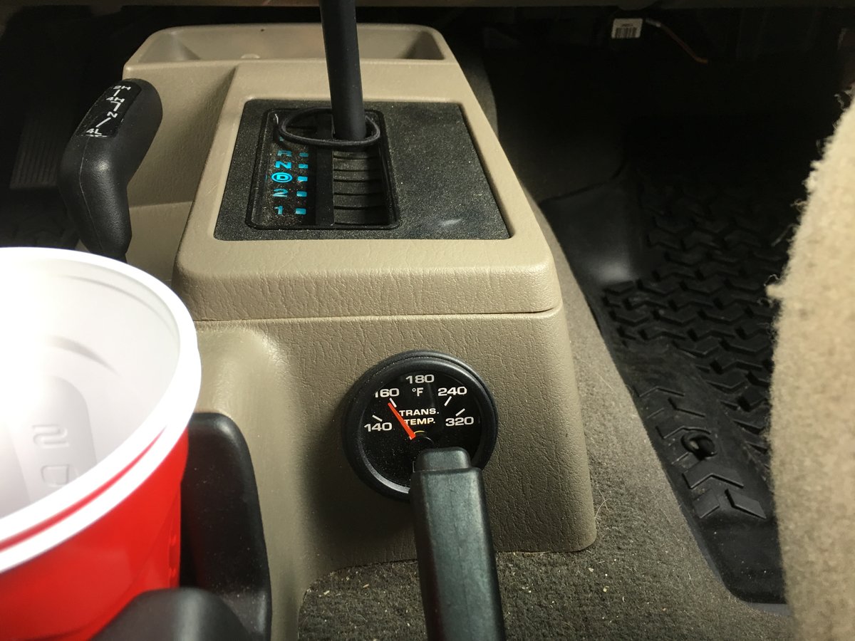 Autometer 8457 - factory looking transmission temp gauge | Jeep Wrangler TJ  Forum