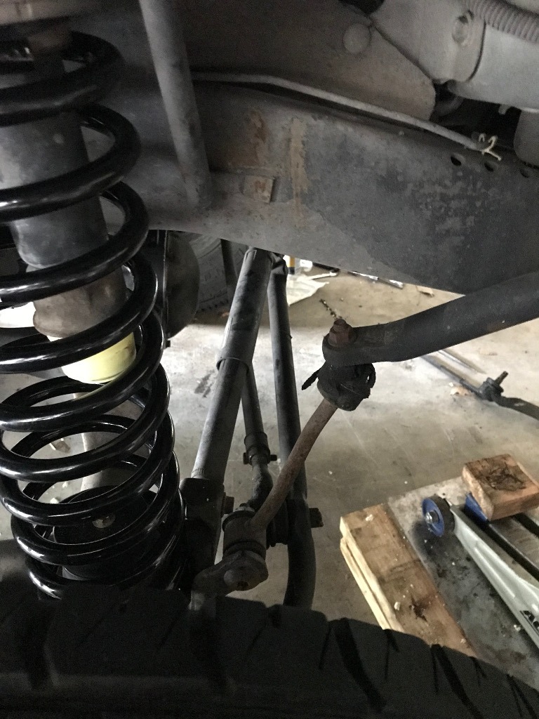 Front sway bar links are too short after installing lift | Jeep Wrangler TJ  Forum